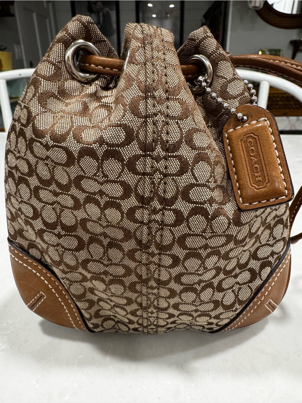 Coach Mini Drawstring Pouch - Picture 2 of 9